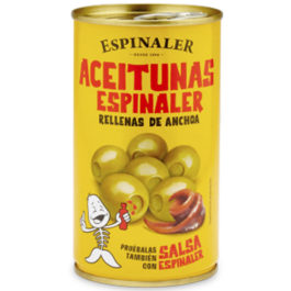 ESPINALER OLIVES STUFFED ANCHOVY 350G