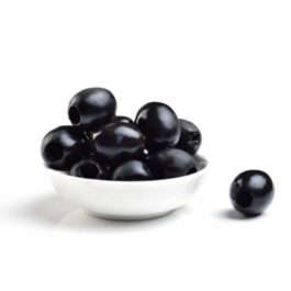 PITTED BLACK OLIVES 300GR
