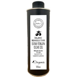 ORGANIC MONOCULTIVAR TUSCAN EVOO 500ML