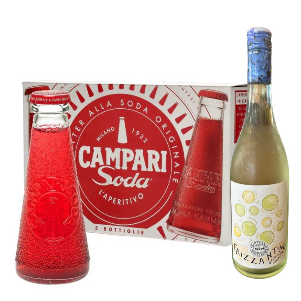 CAMPARI SODA 6PACK X 9.8CL & FRIZZANTINO BUNDLE